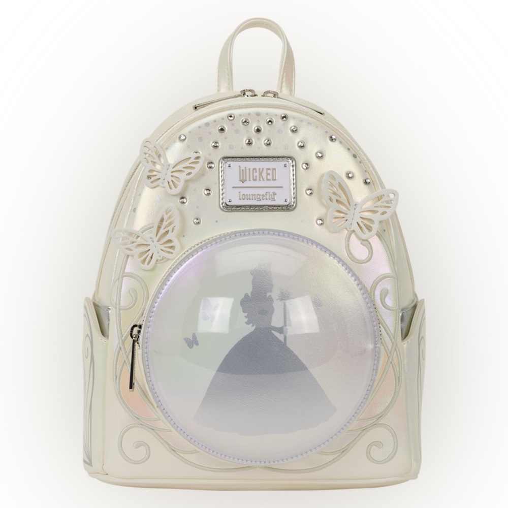 Loungefly Iridescent Backpack with Butterfly Details